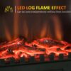 Electric fireplace heater