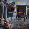 Electric fireplace heater